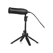 Mufunye Usb Mikrofon Usb 2.0 Siyah Kartoid Yönlendirme 20hz-20khz Ses Frekansı Bilgisayar Oyun Canlı Yayın Külaklık Kayıt Mikrofonu