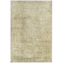 Royal Halı Bearny Td01c Yeşil Krem Viskon Akrilik Yumuşak Dokulu Modern Halı