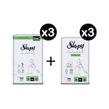 Sleepy Natural Hijyenik Ped Uzun 60 Adet Günlük Ped Uzun 96 Adet