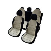 Renault  Oto Koltuk Kılıfı Oto Minder Krem 4 Koltuk Ön Ve Arka