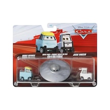 Cars Pixar Pack 2 Metal Arabalar 1:55 Nicole Reywell & Movie Prop & Jessie Wheelin Açık Bej