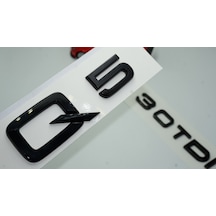 Audi Q5 30 TDi Parlak Siyah ABS 3M 3D Bagaj Yazı Logo Ürü