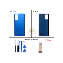 Xiaomi Redmi Note 11 Pro Alacakaranlık Mavisi Arka Pil Kapağı + Yapıştırıcı Ve Vida Seti Çok Renkli
