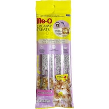 Me-O Creamy Kitten Tavuklu Ciğerli ve Keçi Sütlü Yavru Kedi Ödülü 4 x 15 G