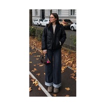Verymoda Nubuk Yakası Kürklü Mont F1553 Siyah Siyah