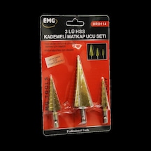 3 Parça Hss Kademeli Matkap Ucu Set 5468
