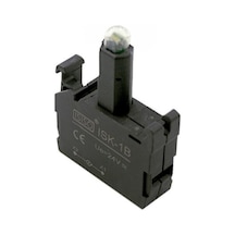 Isk-1B 24V Buton Işık Kontağı - Beyaz