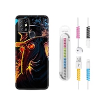 Infinix Hot 9 Kılıf Kablo Koruyuculu Karga 1616