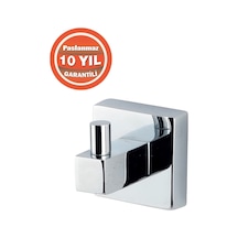 Çelik Banyo Paslanmaz Pirinç Tamay Bornozluk Banyo Askısı Krom