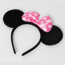 Pembe Fiyonklu Minnie Mouse Tacı Mini Kulak "