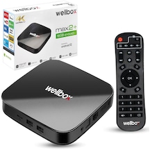 Wellbox Max-2+ Android TV Box 2GB Ram 16GB Rom Uydu Alıcısı