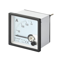 40A Analog Direk Ampermetre 72x72mm