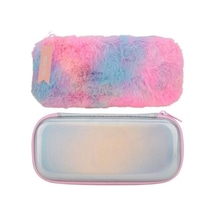 Syloon Eva Pembe-mor Peluş Kalem Kutusu Sd072508 Karışık