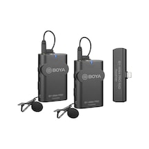 Boya By-wm4 Pro-k4 Iphone Ikili Kablosuz Yaka Mikrofonu