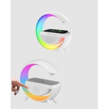 Depomıx Kablosuz Şarjlı Bluetooth Hoparlör Ve Gece Lambası Nfc, Fm Radyo, Rgb Işık