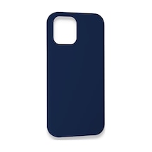 Apple Uyumlu   iPhone 12 Pro Kılıf Lansman Legant Silikon - Lacivert