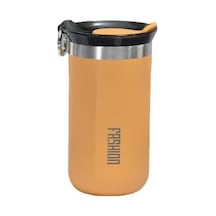 Çelik İçli Termos 500 Ml Turuncu Skm010 Açık Beyaz