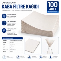 Kaba Filtre Kağıdı 50 Gr 40x40 - 100 Adet