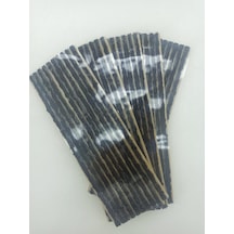 20 CM UZUN SİYAH INCE LASTİK TAMİR FİTİLİ 