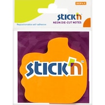 Stick'n 21178 Yapışkanlı Parmak Not Kağıdı 70x76 50 Yaprak Turuncu