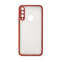 Huawei Y6p Uyumlu Kılıf Montreal Silikon Kapak - Kırmızı