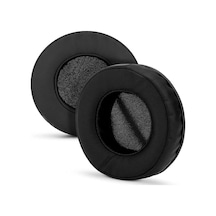 Kulaklık Pedi Ve Yastığı - 65-110 Mm, 7-10 Cm Çeşitli Boyutlar 100 Mm X 100 Mm Siyah Deri