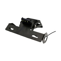 Siyah Kawasaki Z650 Ninja650 17-19 Yaş Motosikleti İçin Geçerlidir, Hafif Kısa Plaka Çerçevesi Plaka Çerçevesi İle Modifiye Edilmiştir Diğer Diğer