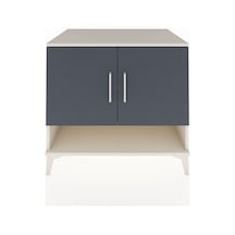 Kronos Şifonyer 2 Raflı 2 Kapaklı 88x59x80 Aytaşı-antrasit Aytaşı