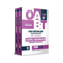 Yediiklim 2027 Öabt Meb-ags Fen Bilimleri Öğretmenliği Soru Bankası Çözümlü Modüler Set