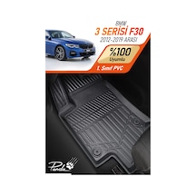 Siyah Bmw 3 Serisi F30 2012-2019 Arası Uyumlu 4d Havuzlu Paspas Takımı