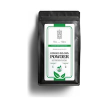 Organik Ginkgo Biloba Tozu 50g, Premium Herbal Gingko Biloba Powder, Organik Vegan Katkısız