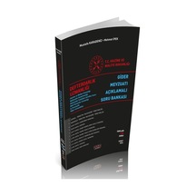 Defterdarlık Uzmanlığı Gider Mevzuatı Açıklamalı Soru Bankası Savaş Yayınları 2022 - Savaş Yayınevi