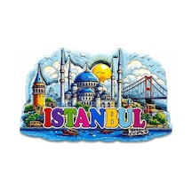 Magicool İstanbul Temalı Silikon Buzdolapı Süsü Magnet Alk5374