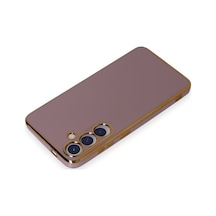 Samsung Galaxy Uyumlu - S24 Plus Kılıf Volet Silikon - Mor