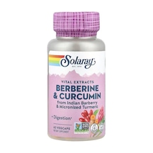 Solaray, Vital Extracts, Berberine & Turmeric Curcumin, 60 Vegcaps