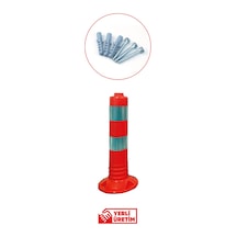 12247 Ub R Soketli Şerit Ayırıcı Esnek Delinatör 50 Cm X 80 Mm Reflektörlü Trafik Ürünü