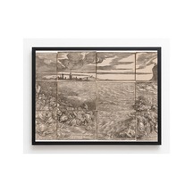 Anonim Titian Firavun Ordusunun Kızıldeniz'de Boğuluşu Çerçevesiz Poster 21x30 Cm A4 Geometrik Desen