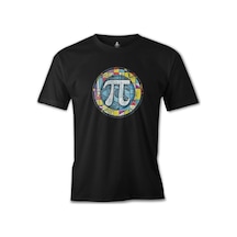 Matematik - Pi 5 Siyah Erkek Tshirt