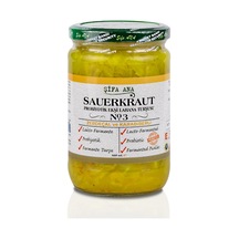 Sauerkraut Ekşi Lahana Turşusu No3 Zerdeçallı 660cc.