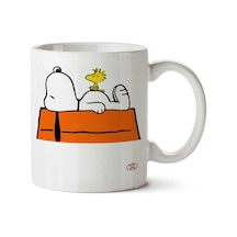 Snoopy 2 İki Tarafı Baskılı Kupa Bardak Çok Renkli