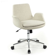 Kaya Ofis Mobilya Carrer Çalışma Koltuğu Ofis Sandalyesi Krem