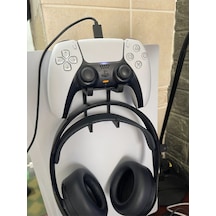 Ps5 Kol Ve Kulaklık Standı, Kol Ve Kulaklık Tutucu Aparat , Ps5 Çift Joystick Kumanda Standı,