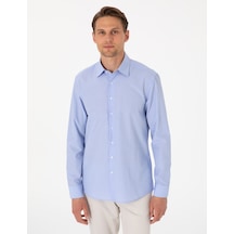 Pierre Cardin Erkek Açık Mavi Gömlek Desenli 50310777-vr003 Açik Mavi