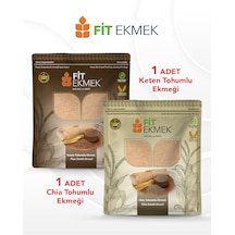 Fit Chia Lavaş Ekmeği 300gr Ve Keten Tohumlu Lavaş Ekmeği 300gr