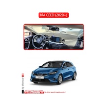 Kia Ceed 2020+torpido Koruma Halısı Kırmızı Kenar