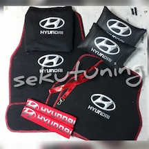Hyundai Siyah,Halı Paspas,Kılıf,Deri Yastık,Kemer Pedi Ayna Ip (305764013)