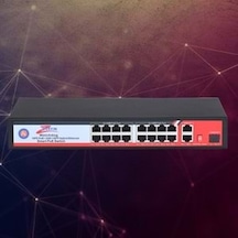 Ztech Zr-p1602fn 16+2+1 Poe Switch 260w +2 10/100/1000 Sfp Koli Adet 8