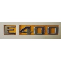 Mercedes Uyumlu Yazı E 400 Krom