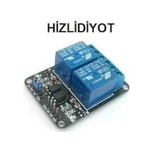 5V 2Kanal Röle Kartı Arduino Uymlu Raspberry Uyumlu