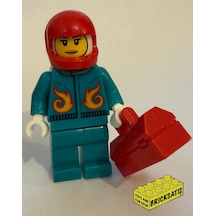 Orjinal Lego Minifigür Stunt Driver